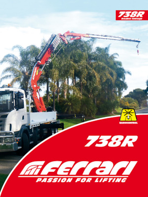 Hydraulic loading cranes Ferrari® 738R A8 