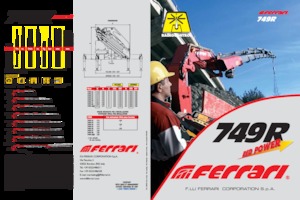 Hydraulic loading cranes Ferrari® 749R A3 