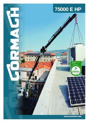 Hydraulic loading cranes Cormach 75000 E9F134 A.S.C. Plus