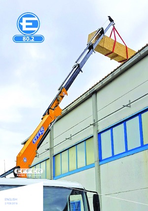 Hydraulic loading cranes Effer 80.2 2S