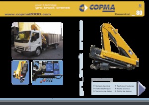 Hydraulic loading cranes COPMA 2000 80.4