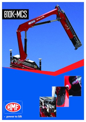 Hydraulic loading cranes HMF 810-K4-MCS
