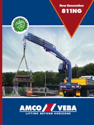 Hydraulic loading cranes Amco Veba 811NG-3 S