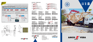 Hydraulic loading cranes Amco Veba 815-3 S