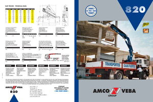 Hydraulic loading cranes Amco Veba 820-3 S