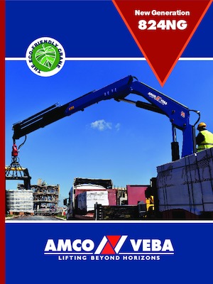 Hydraulic loading cranes Amco Veba 824NGT-3 S 