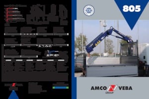 Hydraulic loading cranes Amco Veba 905-3 S