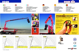 Hydraulic loading cranes Amco Veba 906N-3 S