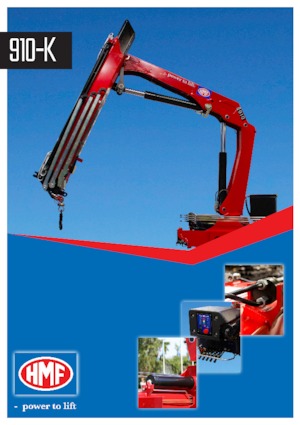Hydraulic loading cranes HMF 910-K4