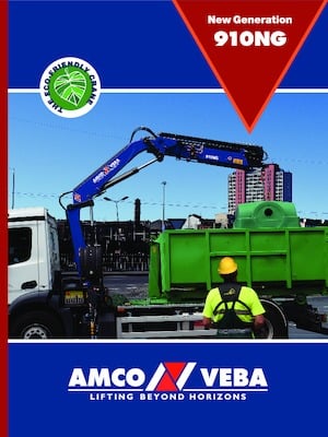 Hydraulic loading cranes Amco Veba 910NG-4 S 