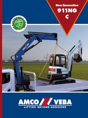 Hydraulic loading cranes Amco Veba 911NGC-2 S 