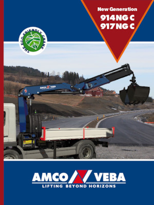 Hydraulic loading cranes Amco Veba 914NGC-2 S