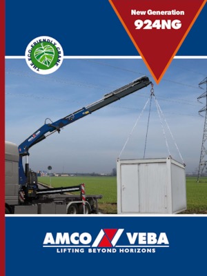 Hydraulic loading cranes Amco Veba 924NGC-4 S 