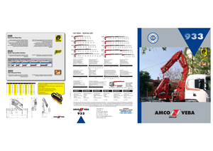 Hydraulic loading cranes Amco Veba 933-1 S