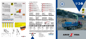 Hydraulic loading cranes Amco Veba 936-4 S
