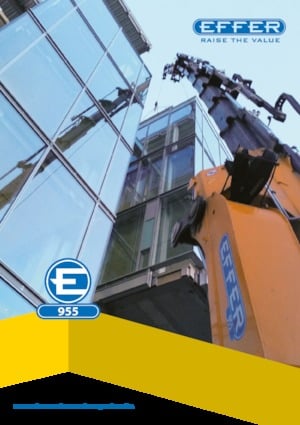 Hydraulic loading cranes Effer 955 8S