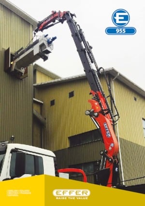 Hydraulic loading cranes Effer 955 6S