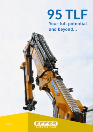 Hydraulic loading cranes Effer 95TLF 6S