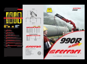 Hydraulic loading cranes Ferrari® 990R A4 