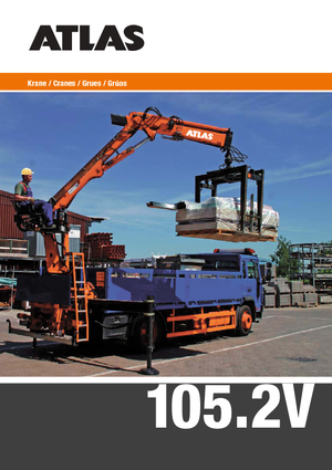 Hydraulic loading cranes Atlas AK 105.2 A12V