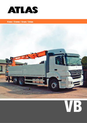 Hydraulic loading cranes Atlas AK 125.2 VB A12