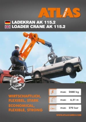 Hydraulic loading cranes Atlas AK 115.2 A12