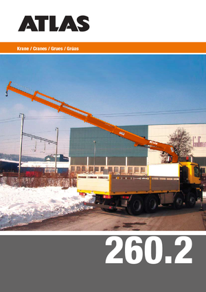 Hydraulic loading cranes Atlas AK 260.2 A8
