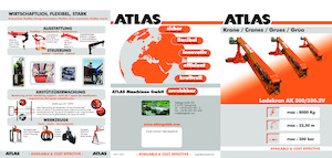 Hydraulic loading cranes Atlas AK 300.2 A24