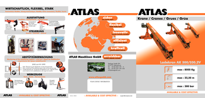Hydraulic loading cranes Atlas AK 330.2 V A21