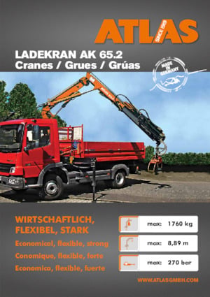 Hydraulic loading cranes Atlas AK 65.2 A1L 