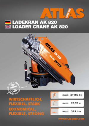 Hidrolik Vinçler Atlas AK 820 A4