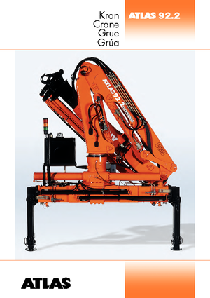 Hydraulic loading cranes Atlas AK 92.2 A2