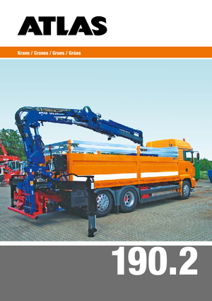 Hydraulic loading cranes Atlas AK 190.2 LM A6