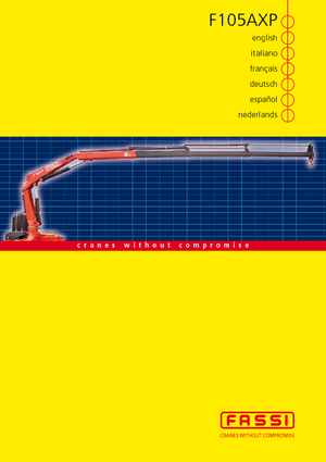 Hydraulic loading cranes Fassi F 105 ACXP 24