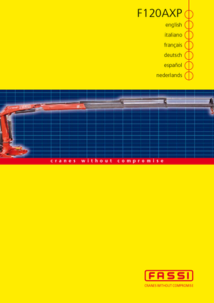 Hydraulic loading cranes Fassi F 120 AXP 23