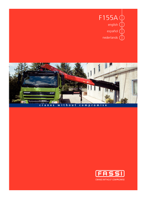 Hydraulic loading cranes Fassi F 155 A 25