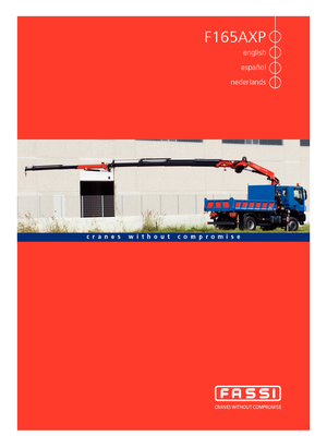 Hidrolik Vinçler Fassi F 165 ACXP 24 L 153