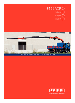 Hidrolik Vinçler Fassi F 165 ACXP 24 L 153