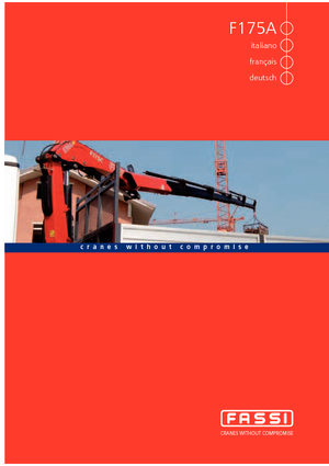 Hydraulic loading cranes Fassi F 175 A 25