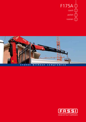 Hydraulic loading cranes Fassi F 175 A 25