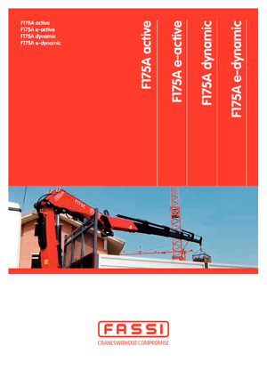 Hydraulic loading cranes Fassi F 175 AC 0.25 active