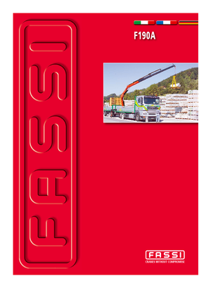 Hydraulic loading cranes Fassi F 190 AC 23