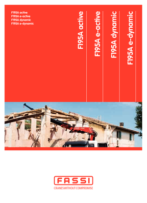 Hydraulic loading cranes Fassi F 195 A 2.22 e-dynamic