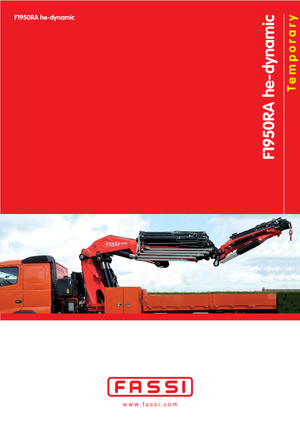 Hydraulic loading cranes Fassi F 1950 RA 2.28 he-dynamic