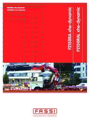 Hydraulic loading cranes Fassi F 2150 RAL 2.28 xhe-dynamic