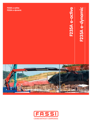 Hydraulic loading cranes Fassi F 235 A 2.26 e-dynamic