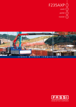 Hydraulic loading cranes Fassi F 235 AXP 26
