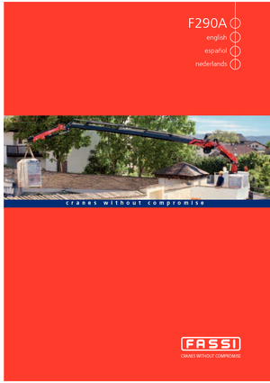 Hydraulic loading cranes Fassi F 290 A 26