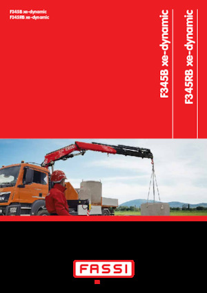 Hydraulic loading cranes Fassi F 345 B 2.22 xe-dynamic