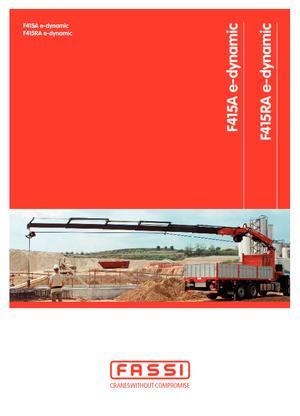 Hydraulic loading cranes Fassi F 415 A 2.23 e-dynamic